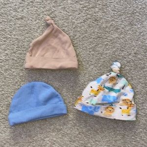 3 piece baby boy hats